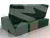 Диван прямой Лига-107 (160) ( SEVEN 626 зеленый )