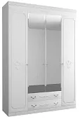 Шкаф 4-х дверный Мария-Луиза 4 Бодега Белый