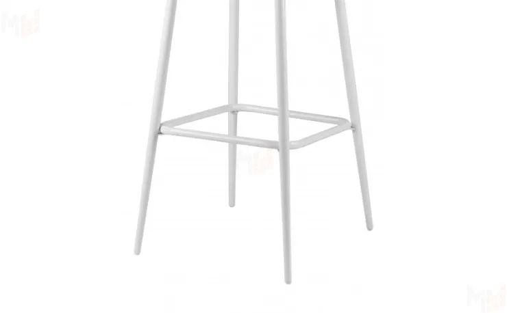 Барный поворотный стул Эйден Confetti izumrud/белый