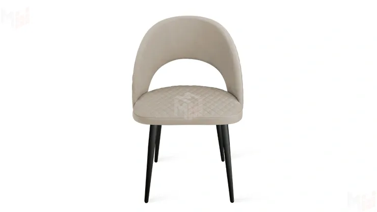 Стул Гэтсби К1К Черный муар, Велюр Confetti Smoke