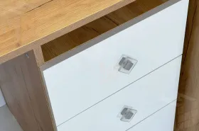 Стол Форсаж дуб крафт золотой/белый