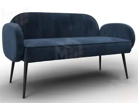 Диван прямой Лига-086 ( TOWER 13 синий )