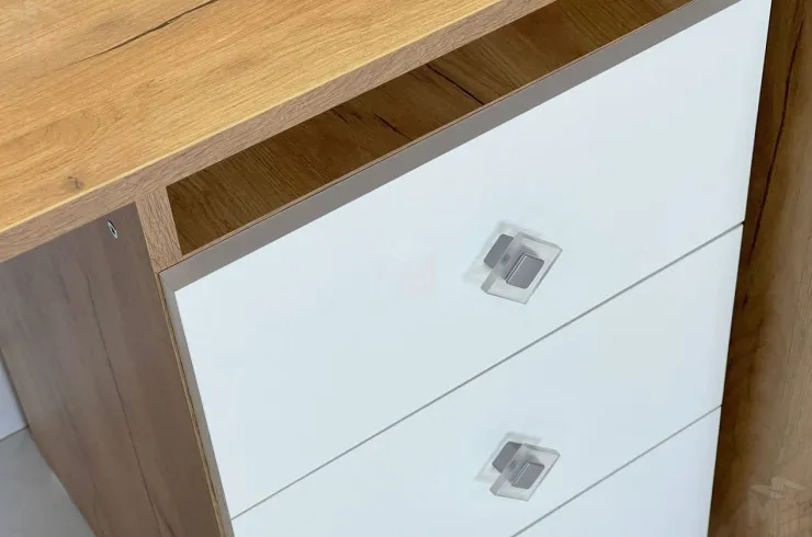 Стол Форсаж дуб крафт золотой/белый