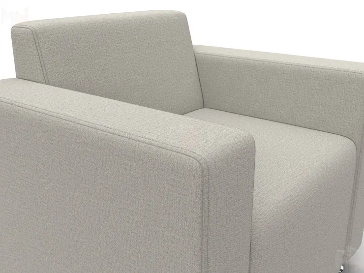 Кресло Лига-093 ВН ( Амур 02 бежевый )