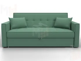 Диван прямой Лига-104 (160) ( Амур 11 зеленый )