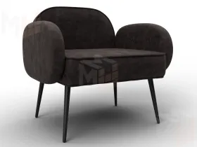 Кресло Лига-086 ( велюр BRUT 17 коричневый )