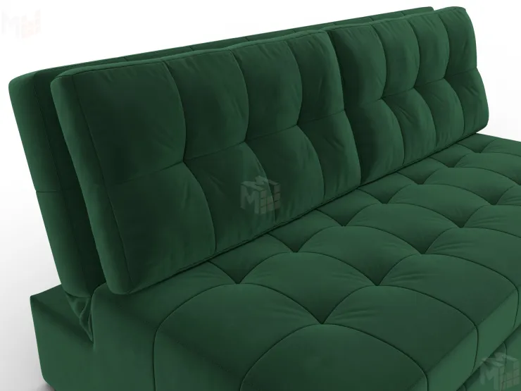 Диван прямой Лига-107 (160) ( SEVEN 626 зеленый )
