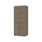 Шкаф 2х ств Симба шимо темный - кофе с молоком