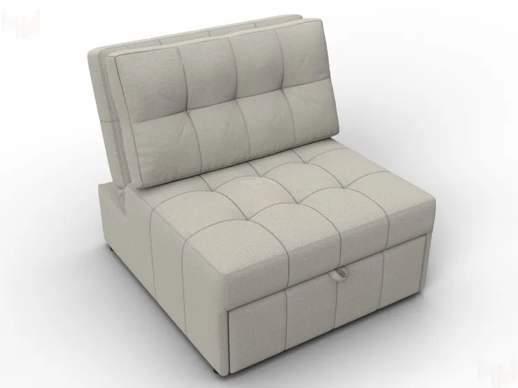 Кресло-кровать Лига-107 (80) ( Амур 02 бежевый )