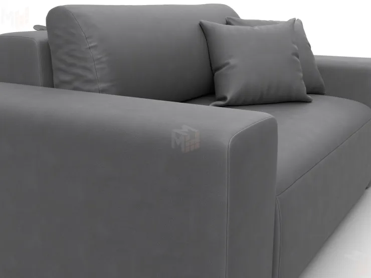 Кресло Лига-036 НПБ ( JOLY 13 серый )