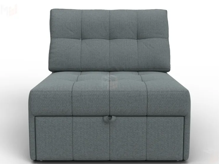 Кресло-кровать Лига-107 (80) ( Амур 07 серый )