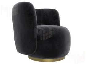 Кресло Лига-072 ( велюр TOWER 11 темно-серый )