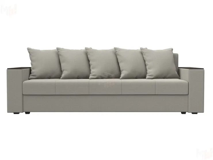 Диван прямой Дубай Лайт полки справа ( Бежевый )