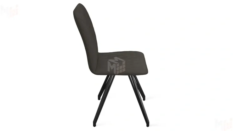 Стул Стенли К4 Черный муар, Велюр Confetti  Stone