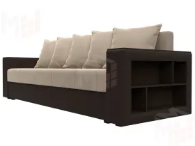 Диван прямой Дубай Лайт ( Бежевый;Коричневый )