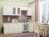 Кухня Лиза-2 МДФ белый 2,0