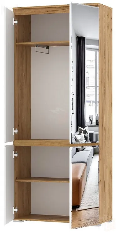 Шкаф ГРЕТТА 2С2ЗР  Дуб Крафт золотой