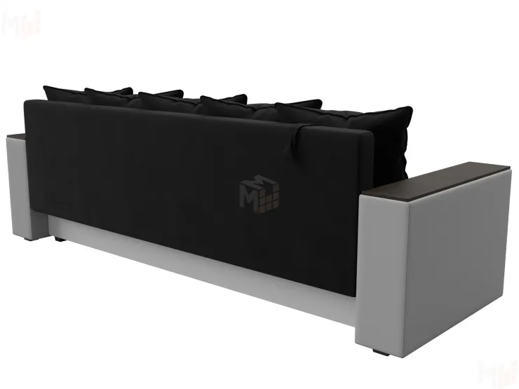 Диван прямой Дубай Лайт ( Черный;Белый )