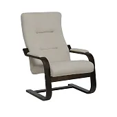 Кресло Leset Оскар NEW (Орех текстура/Bingo 02 (бежевый))