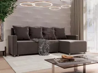 Угловой диван Таити Коричневый