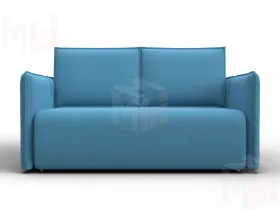 Диван прямой Лига-117 ( Амур 10 голубой )