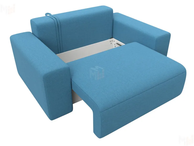 Кресло Лига-036 НПБ ( Амур голубой )