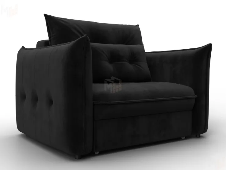 Кресло Лига-100 НПБ ( SEVEN 35 черный )