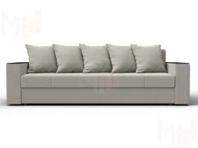 Диван прямой Дубай Лайт ( Амур 02 бежевый )