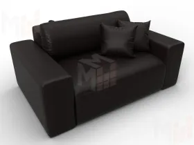 Кресло Лига-036 НПБ ( GRIFON 12 коричневый )