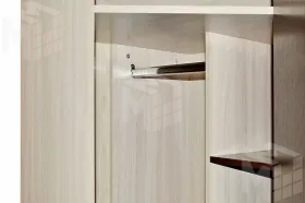 Шкаф угловой Ольга 9.2  Ясень Шимо Светлый/Венге