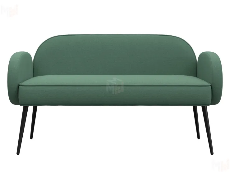 Диван прямой Лига-086 ( Амур 11 зеленый )