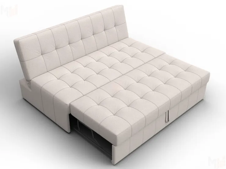 Диван прямой Лига-107 (160) ( JOLY 05 бежевый )