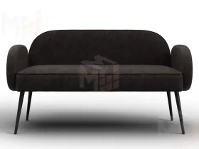 Диван прямой Лига-086 ( BRUT 17 коричневый )