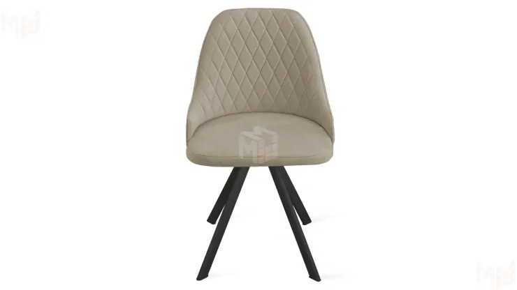 Стул Гранд К2 Черный муар, Велюр Confetti Smoke