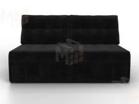 Диван прямой Лига-107 (140) ( SEVEN 35 черный )