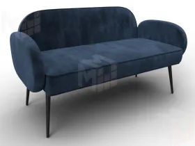 Диван прямой Лига-086 ( TOWER 13 синий )