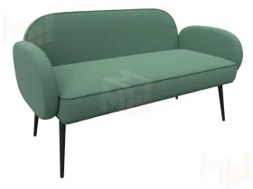 Диван прямой Лига-086 ( Амур 11 зеленый )