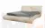 Кровать Шарлотта с подъемным механизмом (бежевый кожзам) 180*200 см