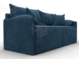 Диван прямой модульный Лига-106 ( BRUT 11 синий )