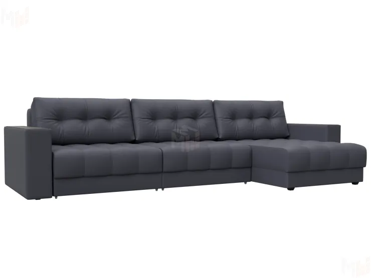 Диван угловой с декором Лига-049 НПБ Лонг