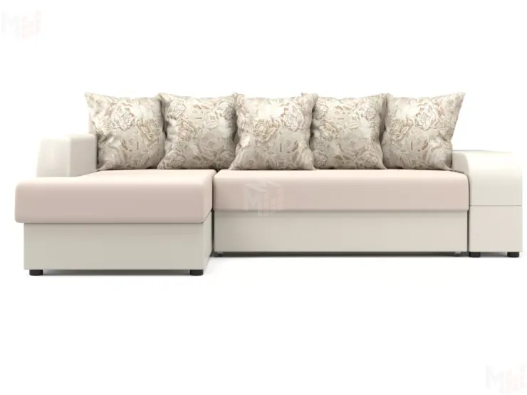 Диван угловой Марго Бежевый Левый