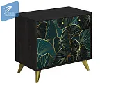 Комод Фьюжн Арт КМ-002 камень угольный/Tropical