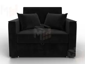 Кресло-кровать Лига-104 (80) ( SEVEN 35 черный )
