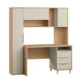 Стол рабочий Комфорт 12.95 N Дуб сонома, Сатин 