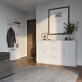 2.02.11.260.1 СИРИУС вешалка 78х100 белая RU