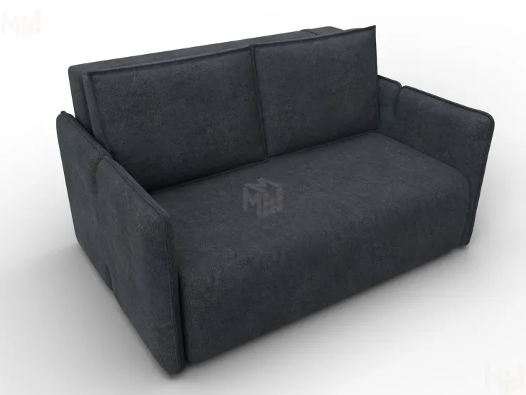 Диван прямой Лига-117 ( LAIM 26 темно-серый )