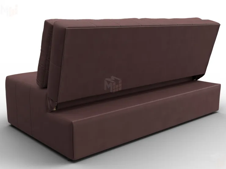 Диван прямой Лига-107 (160) ( JOLY 09 бордовый )