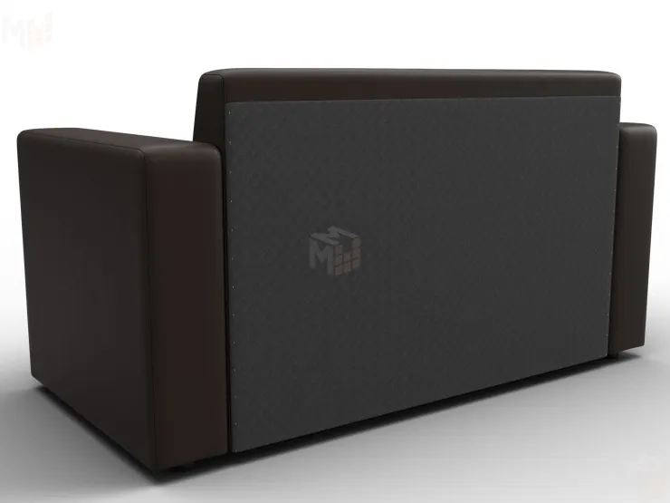 Диван прямой Лига-093 ( Коричневый )