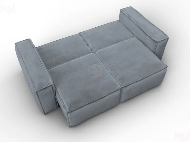 Диван прямой Лига-081 НПБ ( TOWER 10 серый )