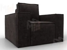 Кресло Лига-081 НПБ ( BRUT 17 коричневый )